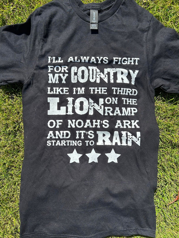 Fight For My Country Tee