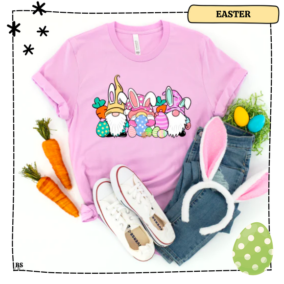 Gnome Bunny Eggs Basket