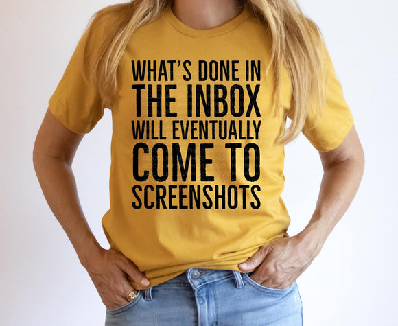 Inbox to Screenshots Tee