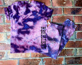 Resilient Purple Hand Dyed Jogger Set
