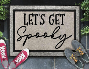 Let's Get Spooky Doormat