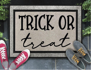Trick Or Treat Doormat